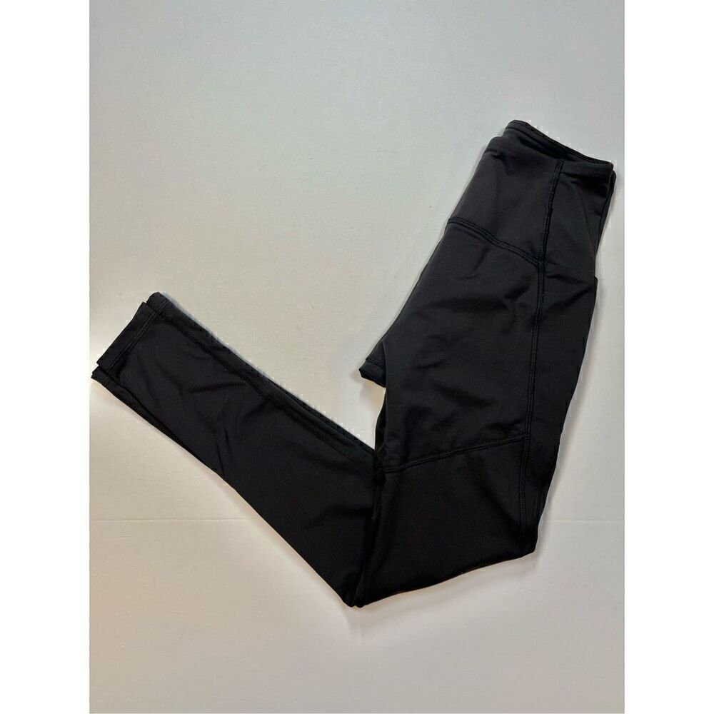 Thinx High Waisted Black Period Leggings w Pockets Moderate Absorbency Size XS